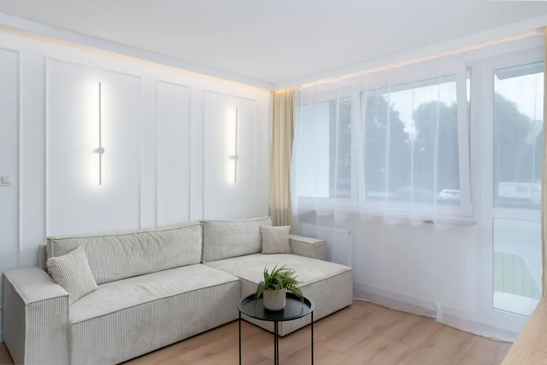 Living luminos, curat și ordonat